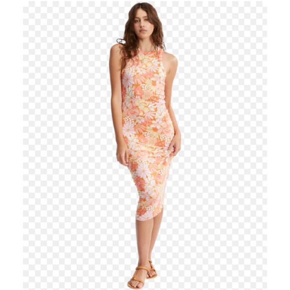 Billabong Dresses & Skirts - Billabong Tomboy Midi Bodycon Tank Dress Women's S/P Floral Print